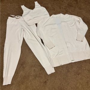 Women's Cream Lounge Set